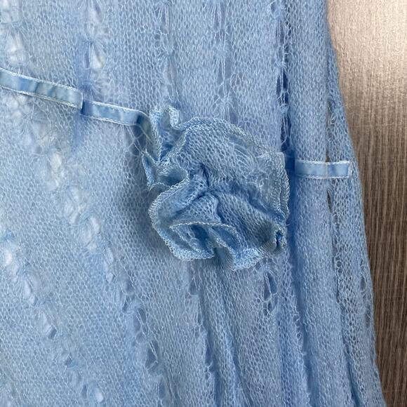 NWT Urban Outfitters Y2K Asymmetrical Blue Skirt Women's Medium - Picture 4 of 10